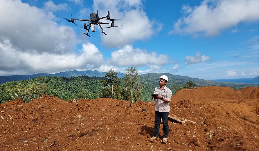 Pembuatan Site Map Tambang di Muara Enim, Sumatera Selatan